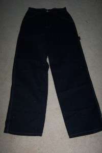 Route 66 Black Carpenter 100% Cotton Jeans   Size 5/6  