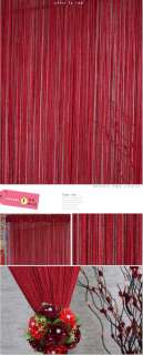 thread curtain/string curtain solid 8 colors 1 sheer panel 42x117 