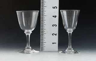STEUBEN SHERRY & SMALL WINE GLASSES PATTERN # 7644  