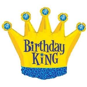 Birthday King Foil 36 Inch Balloon Toys & Games