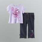 Miniville Infant & Toddler Girls Tunic & Jeans Set