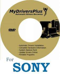 Sony VGN NR310E Drivers Recovery Restore DISC 7/XP/Vist  