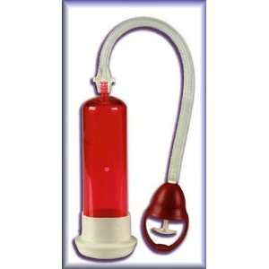   Red and White Mens Personal Vacuum Pump