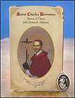 CATHOLIC Saint Charles Borromeo Medal Stomach Ailments  