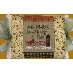   Home for Christmas Pillow   Cross Stitch Kit: Arts, Crafts & Sewing