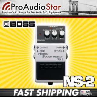 Boss NS 2 NS2 Noise Suppressor and Power Supply Pedal PROAUDIOSTAR 
