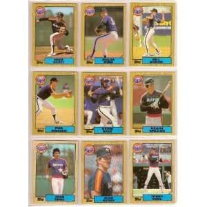 1987 Topps Houston Astros Complete Team Set (30 Cards):  
