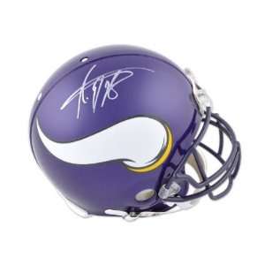 Adrian Peterson Autographed Helmet  Details: Minnesota Vikings 
