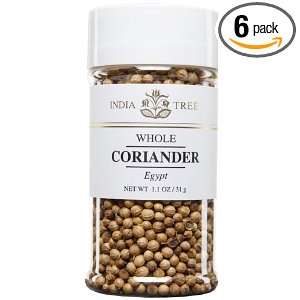 India Tree Coriander Seed Jar, 1.1 Ounce (Pack of 6)  