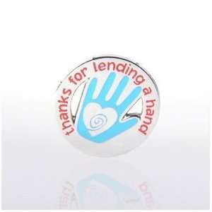  Lapel Pin   Hand Thanks for Lending a Hand Office 