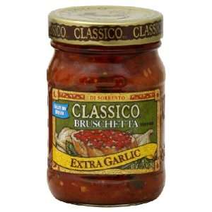  Classico, Bruschetta Extra Garlic, 13.75 OZ (Pack of 6 