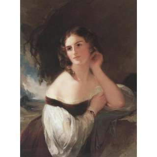 Hand Made Oil Reproduction   Thomas Sully   24 x 32 inches   Fanny 