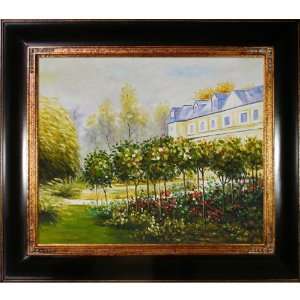   , Opulent Frame, Dark Stained Wood with Gold Trim