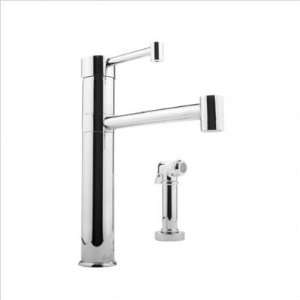 Graff G 4505 LM28 BN Camarro One Handle Kitchen Faucet with Sidespray 