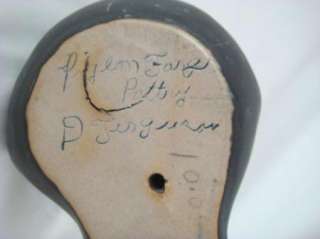 Vintage Signed Donald Ferguson Pigeon Forge Pottery Black Bear 6 5/8 