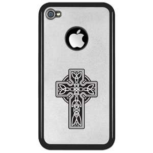 iPhone 4 Clear Case Black Celtic Cross