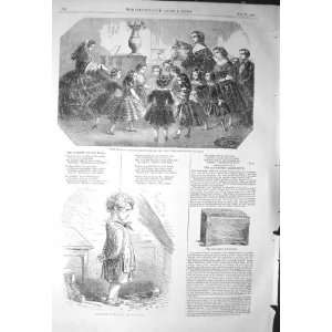   1856 PARIS FASHION CHILDREN ALEXANDRE HARMONIUM PRINT