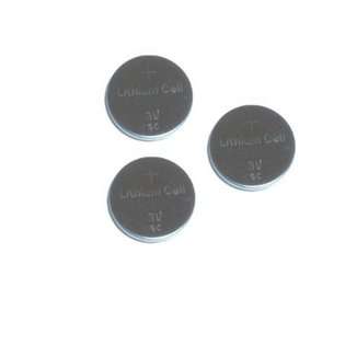 HQRP 3 Pack Lithium Coin Battery compatible with Omron Pedometers HJ 