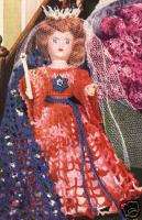Crochet QUEEN ESTHER Doll Bible Jewish Clothes PATTERN  