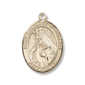  14kt Gold St. Margaret of Cortona Medal Jewelry
