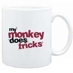    Mug White  My Monkey does tricks  Animals