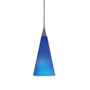   Group TLP312COBALT Tall Cone Glass Shade Track