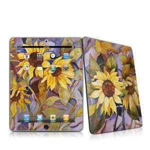 Sunflower Design Protective Decal Skin Sticker for Apple iPad 1st Gen 