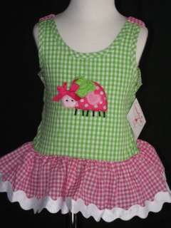 Baby or Toddler Girls One piece Lady Bug Bathing suit 718540110720 