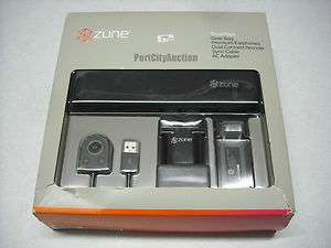 Zune Travel Pack 9DY 00001 Remote Earphones AC Sync NEW  