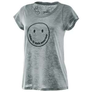  adidas Cover Up Gym 2 Tone Burn Out Smiley Tee WOMENS 