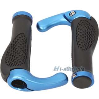 New Mountain Bike Bicycle Multi Position Handlebar Grips Ends Blue One 