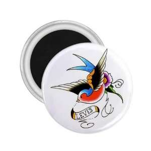  NEW Tattoo Sparrow #1 Fridge Souvenir Magnet 2.25 Free 