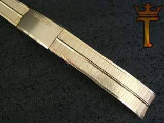 NOS 11/16 Benrus Gold gf 1960s Vintage Watch Band  