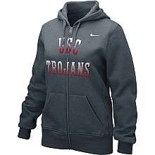 Nike USC Trojans Womens Seasonal Classic Full Zip Hoodie    