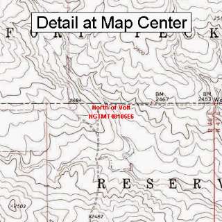   Map   North of Volt, Montana (Folded/Waterproof)