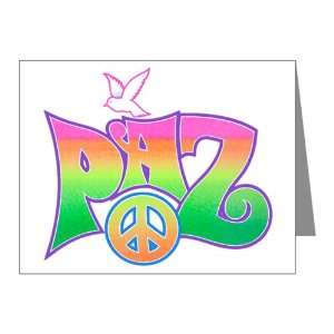   20 Pack) Paz Spanish Peace with Dove and Peace Symbol 