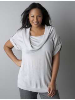 LANE BRYANT   Cowl neck roll cuff sweater customer reviews   product 