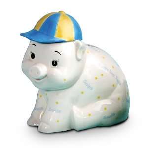   Snails Collectible Porcelain Piggy Bank by The Ashton Drake Galleries