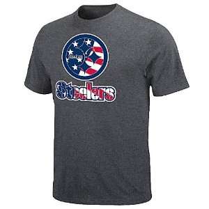 Pittsburgh Steelers Stars & Stripes T Shirt:  Sports 