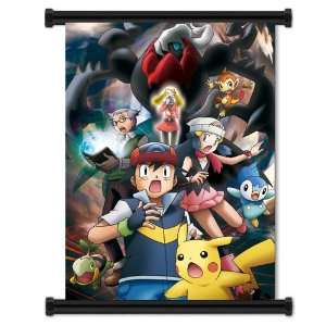  Pokemon Anime Fabric Wall Scroll Poster (16x23) Inches 
