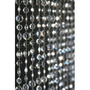  Duo Large Bead Crystal Non Iridescent Beaded Curtain 