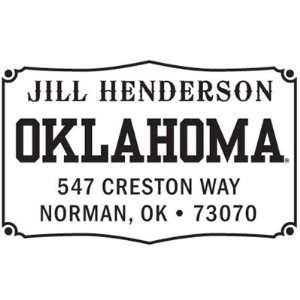  Oklahoma Marquee Stamp Collegiate Snap Stamp Arts, Crafts 