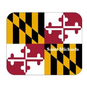   State Flag   Saint Michaels, Maryland (MD) Mouse Pad 