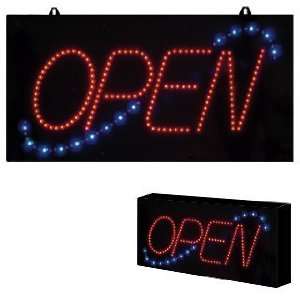  Street Glow SGOPEN192 LED OPEN Sign with 12 Light Modes: Automotive