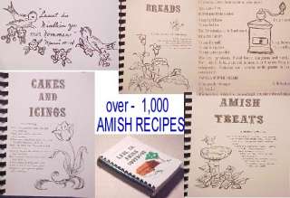   PA PENNSYLVANIA 1000 RECIPES AMISH COOK BOOK pie dutch german canning