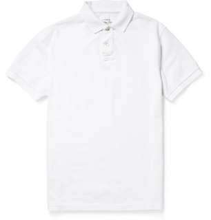   > Polos > Short sleeve polos > Washed Cotton Piqué Polo Shirt