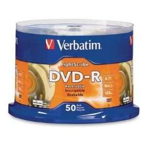  DVD R 4.7gb 16X Lightscribe 50 Electronics