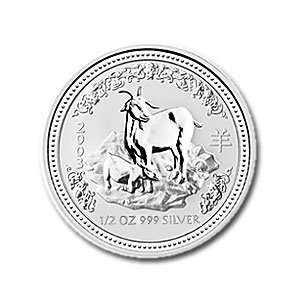  2003 1/2 oz Silver Lunar Year of the Goat (Series 1) Toys 
