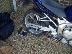 Dan / Pembrokeshire   Installed ground anchor   Motorcycle Security