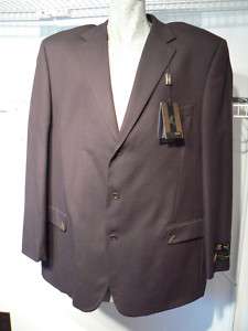 NWT Pronto Moda stretch wool sport coat suit jacket 52  